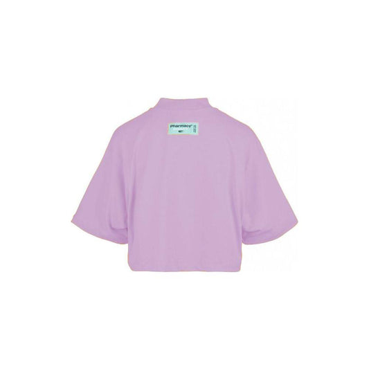 Pharmacy Industry Purple Cotton Tops & T-Shirt Pharmacy Industry Thistle