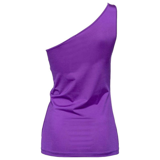PINKO Purple Nylon Tops & T-Shirt PINKO Dark Orchid