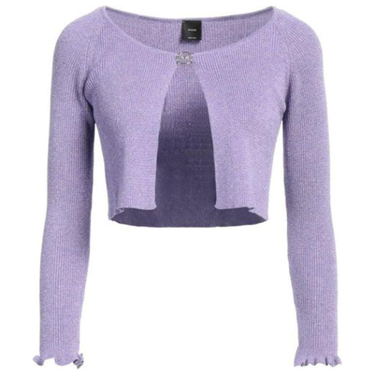 PINKO Purple Viscose Sweater PINKO Dark Gray