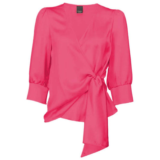 PINKO Fuchsia Polyester Sweater PINKO Pale Violet Red