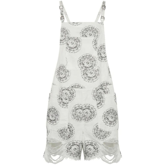 One Teaspoon Chic Denim Shoulder Pad Dress One Teaspoon Light Gray