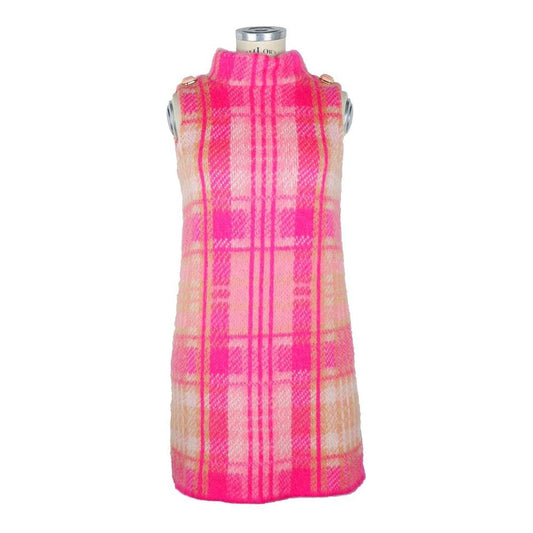 Elisabetta Franchi Fuchsia Mohair Women Dress Elisabetta Franchi Pale Violet Red