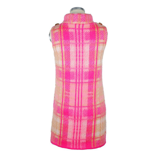Elisabetta Franchi Fuchsia Mohair Women Dress Elisabetta Franchi Pale Violet Red