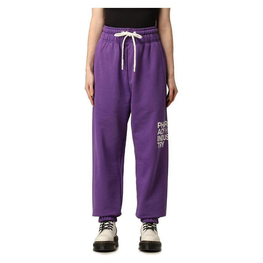 Pharmacy Industry Purple Cotton Women Pant Pharmacy Industry Dark Slate Gray
