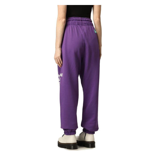 Pharmacy Industry Purple Cotton Women Pant Pharmacy Industry Dark Slate Gray