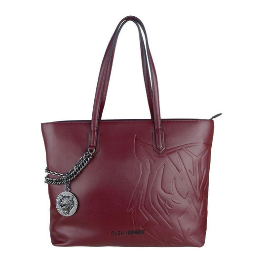 Plein Sport Red Polyethylene Women Shoulder Bag WOMAN TOTES Plein Sport Dark Olive Green