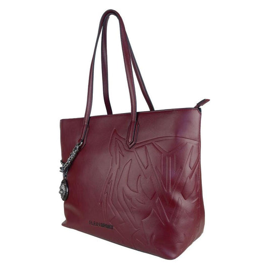 Plein Sport Red Polyethylene Women Shoulder Bag WOMAN TOTES Plein Sport Dark Olive Green