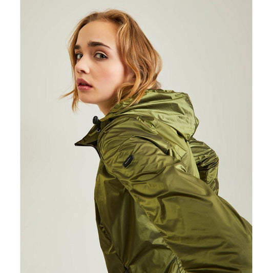 Refrigiwear Green Polyamide Women Jacket RE-1133-IT40|S