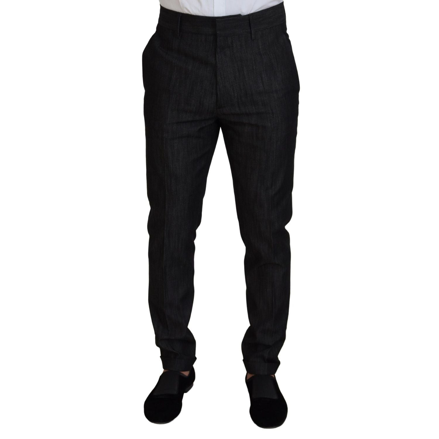 Dsquared² Black Cotton Single Breasted 2 Piece MIAMI Suit