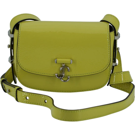 Jimmy Choo Lime Yellow Leather Small Shoulder Bag Jimmy Choo Olive Drab
