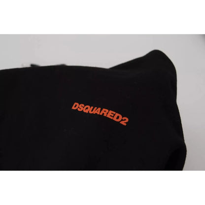 Dsquared² Black Red Cotton Hooded Tie Dye Pullover Sweater 1728,67345645728,Black and Red,Clothing,Dsquared²,Hoodies - Sweaters - Clothing,IT48 | M,Material: 100% Cotton,Men,Preowned / Defect,Sweaters - Clothing,Sweaters - Men - Clothing