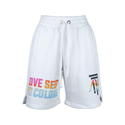 Diego Venturino White Cotton Women's Short Shorts Diego Venturino Lavender