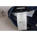 Dsquared² Blue Icon High Waist Straight Denim Boston Jeans Dsquared² Black