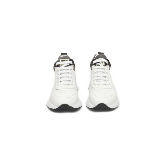 Cerruti 1881 White Leather Women Sneaker Cerruti 1881 Beige