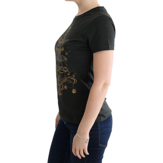 Dolce & Gabbana Emerald Green Cotton Tee with 2017 Print Dolce & Gabbana Tan