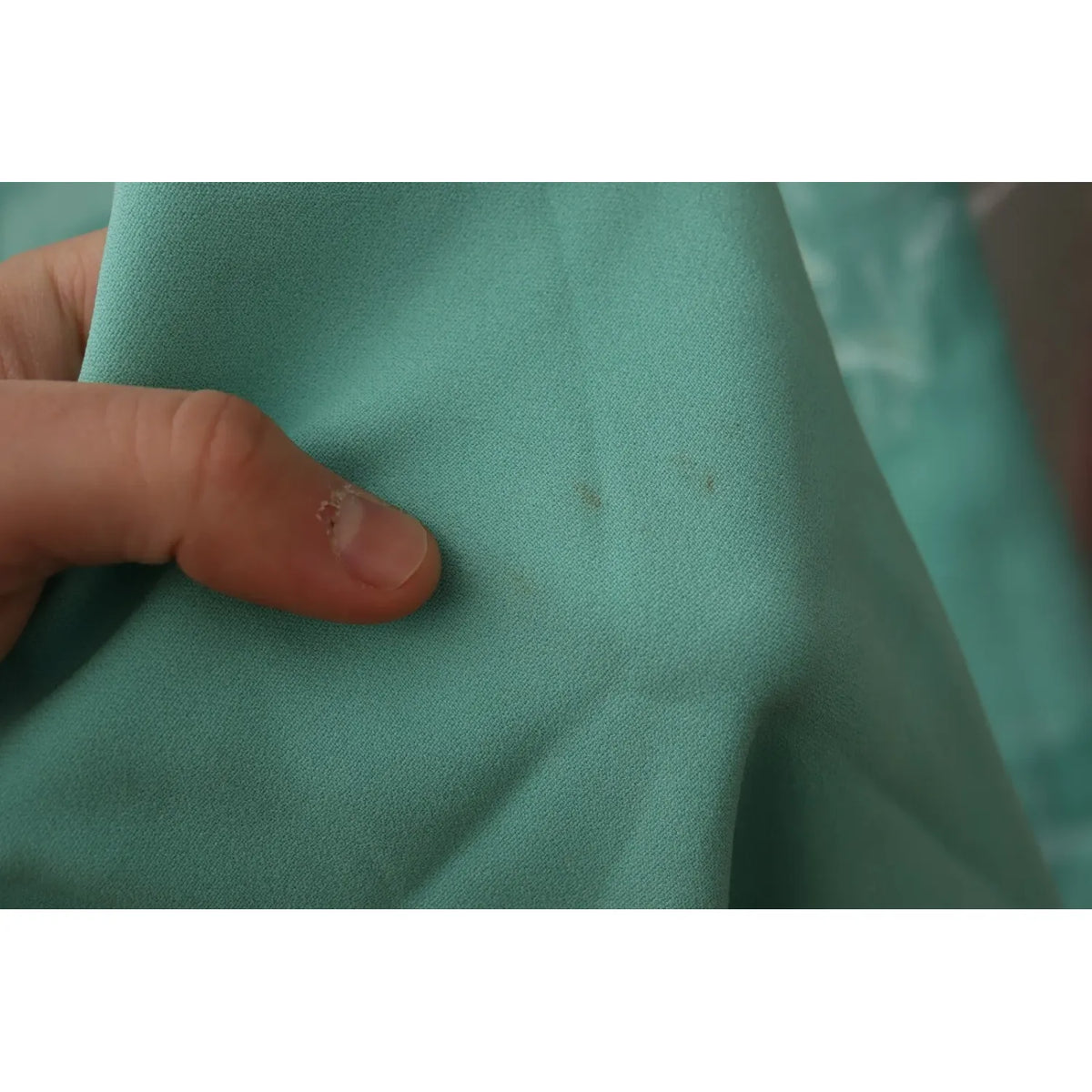 Dolce & Gabbana Mint Green Sheath Square Neckline Midi Dress
