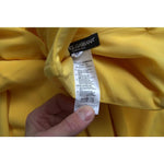 Dolce & Gabbana Yellow One Shoulder Side Slit Midi Dress DR28773-42