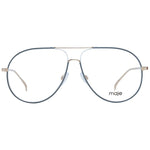 Maje Gray Women Glasses Frame, full-rim aviator style with nickel silver material, grey color, and demo lenses. Includes branded case.