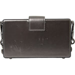 Dolce & Gabbana Metallic Gray Calfskin Leather DG BOX Shoulder Bag Dolce & Gabbana Dark Slate Gray