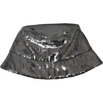 Dolce & Gabbana Silver Sequined Nylon Bucket Hat Men HAT9526-60