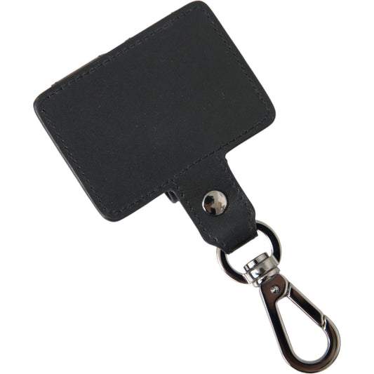 Dolce & Gabbana Black Plain Leather Silver Metal Airpods Case Dolce & Gabbana Dark Slate Gray