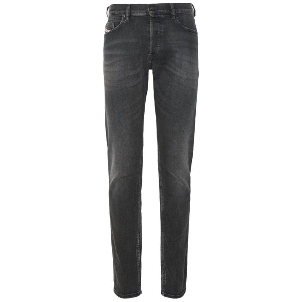 Diesel Black Cotton Men Jeans
