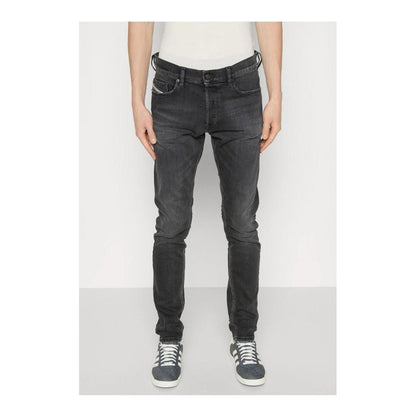 Diesel Black Cotton Men Jeans