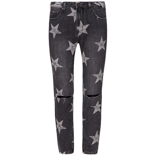 One Teaspoon Gray Cotton Women's Jean One Teaspoon Dark Slate Gray