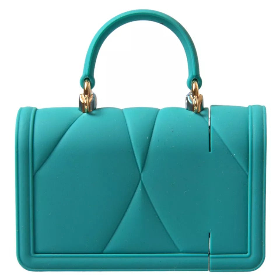 Front view with bag zipped and handles upright.