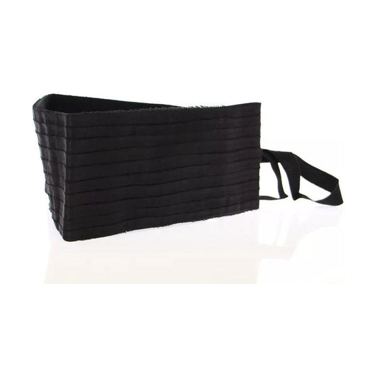 Dolce & Gabbana Black Silk Womens Waist Cummerbund Dolce & Gabbana Dark Slate Gray