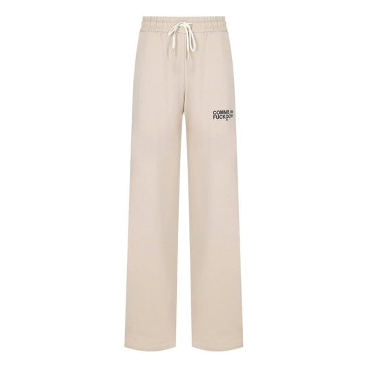 Comme Des Fuckdown Beige Cotton Jeans & Pant Comme Des Fuckdown Light Gray