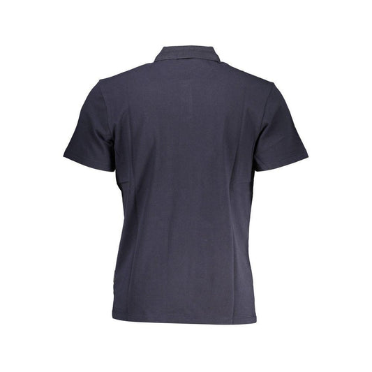 Napapijri Blue Cotton Men Polo NA-19590-M-FBB-306