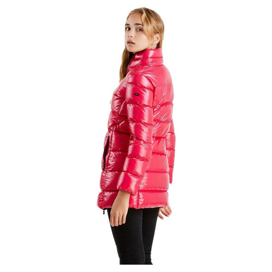 Refrigiwear Fuchsia Shimmer Long Down Jacket Refrigiwear Pale Violet Red