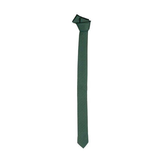 Emilio Romanelli Elegant Green Silk Slim Tie Emilio Romanelli Dark Slate Gray