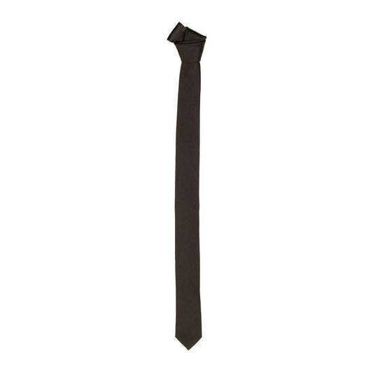 Emilio Romanelli Elegant Burgundy Silk Slim Tie - 40mm Emilio Romanelli Dark Slate Gray