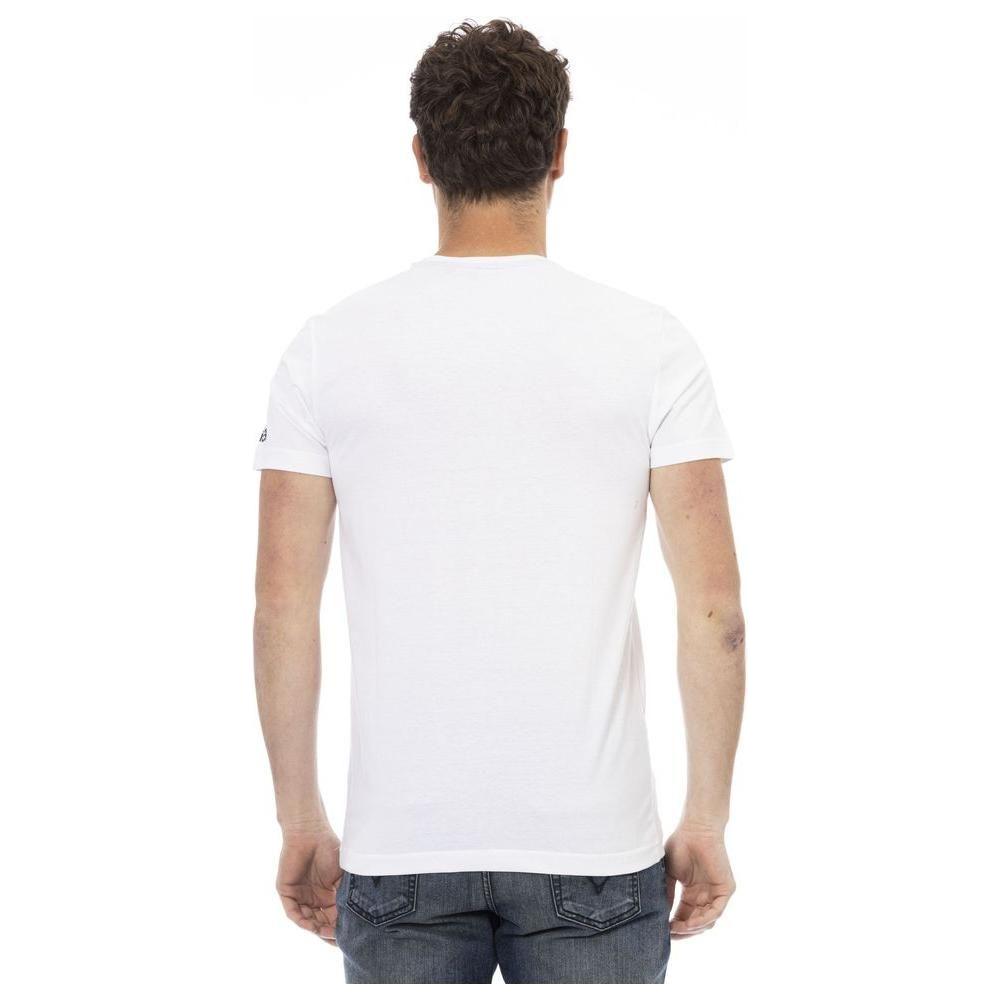 Trussardi Action White Cotton Men's T-Shirt TR-22799-M