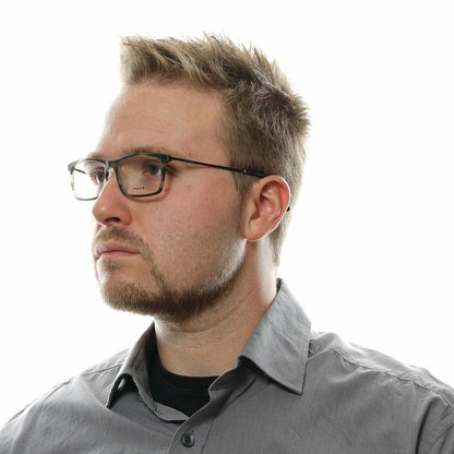 Police Gray Metal & Plastic Glasses (Frames)