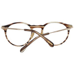 Lozza Brown Unisex Glasses Frame in metal and plastic, full-rim design with 50-22-140 size, shown with a branded case.