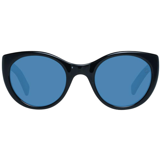 Ermenegildo Zegna Black Unisex Sunglasses Ermenegildo Zegna Steel Blue