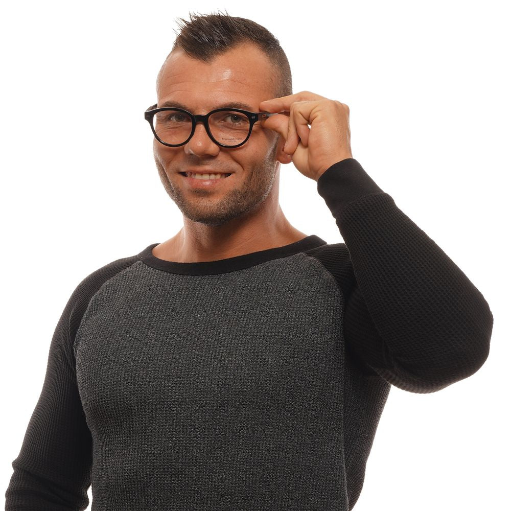 Ermenegildo Zegna Black Plastic Glasses (Frames)