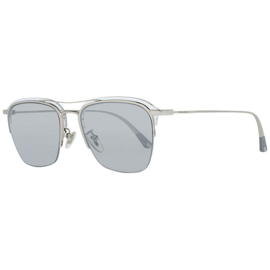 Police Silver Men Sunglasses Police Gray