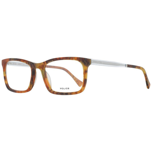 Police Brown Men Glasses Frame