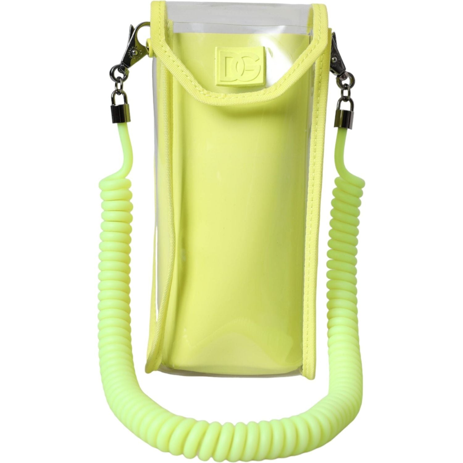 Front view with bag zipped and handles upright.