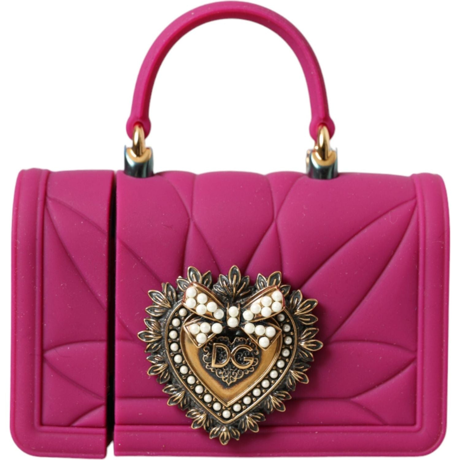 Front view with bag zipped and handles upright.