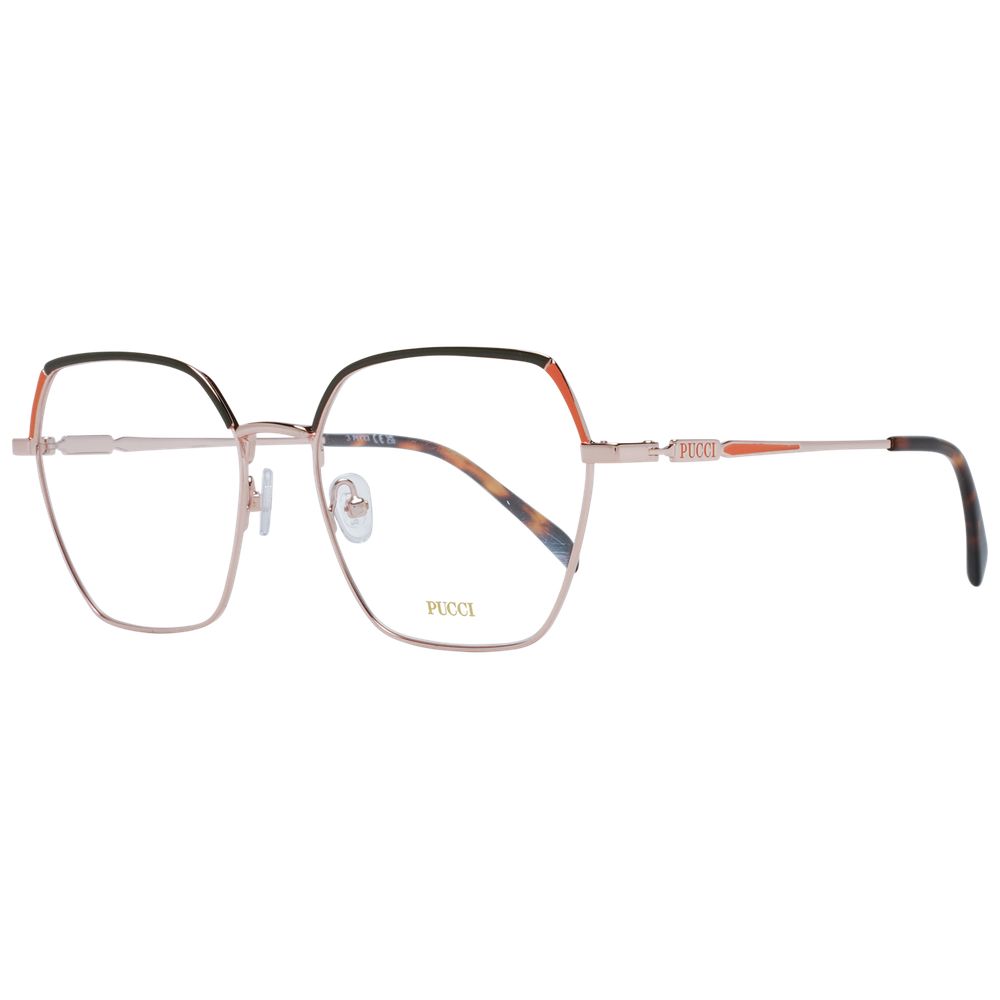 Emilio Pucci Rose Gold Metal Glasses (Frames)