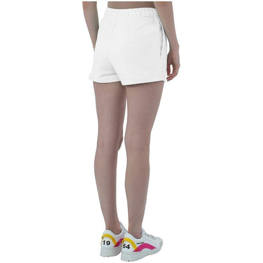 Comme Des Fuckdown White Cotton Short Comme Des Fuckdown Rosy Brown