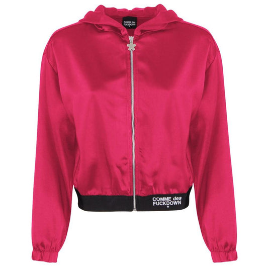 Comme Des Fuckdown Fuchsia Polyester Sweater Comme Des Fuckdown Maroon