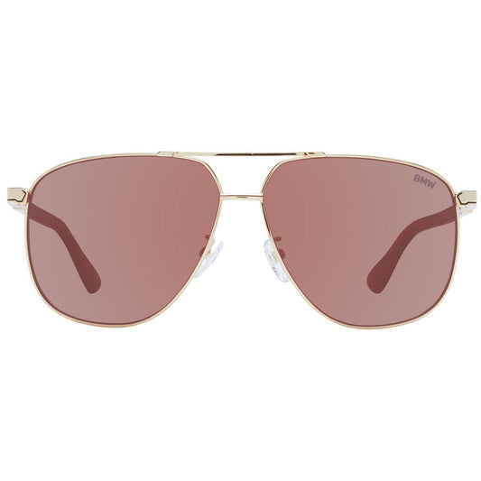 BMW Gold Men Sunglasses BMW Rosy Brown