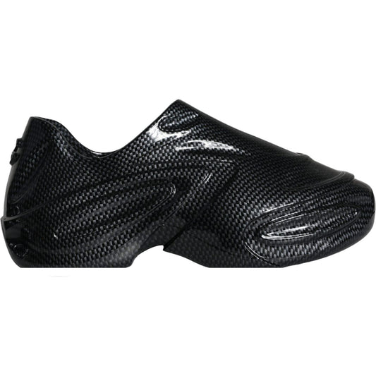 Dolce & Gabbana Black Foiled Rubber Toy Low Top Men Sneakers Shoes Dolce & Gabbana Black