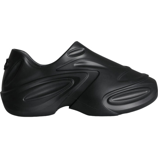 Dolce & Gabbana Black Foiled Rubber Toy Low Top Sneakers Shoes Dolce & Gabbana Dark Slate Gray